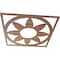 Ekena Millwork Blume Wood Fretwork Pierced Ceiling Medallion, Walnut, 18"OD x 6 1/4"ID x 1/4"T CMWP18X18X0250BLWA - alternate 2